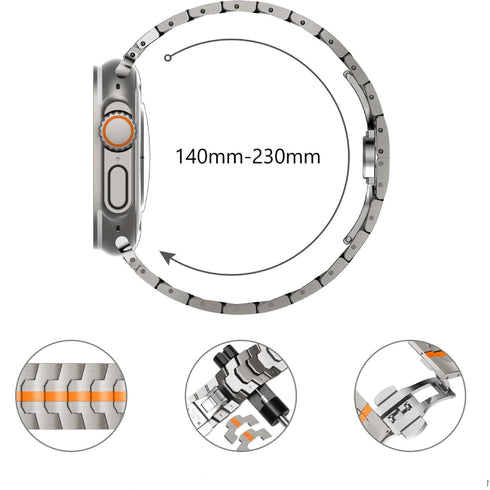 Edelstahl Armband Superhero Style für alle Apple Watch Serien